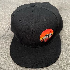 Outdoorsy Scene snapback hat.